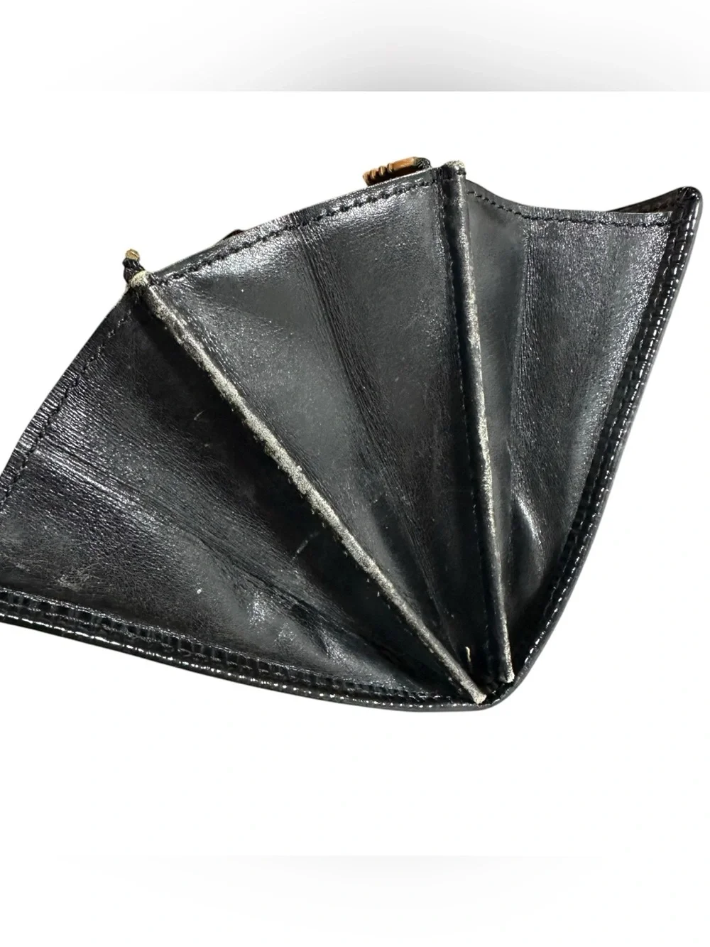 Louis Vuitton Black Epi Leather Sarah Wallet on Chain